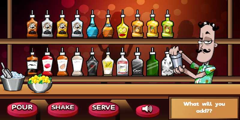 Top game Y8 chắc chắn có Bartender: The Right Mix